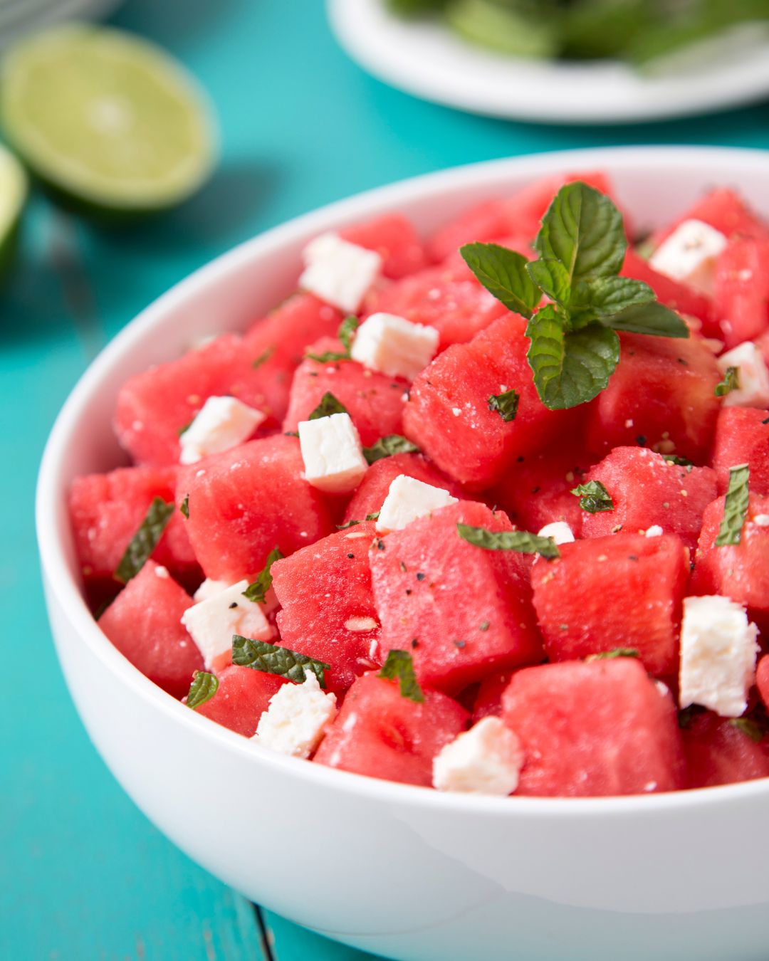 Watermelon and Mint Salad Watermelon and Mint Salad